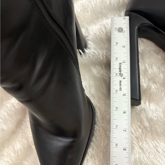 Wet Kiss Platform Mid-calf knight Boots Pointy Toe High Heel Shoes size 11 - Picture 3 of 7